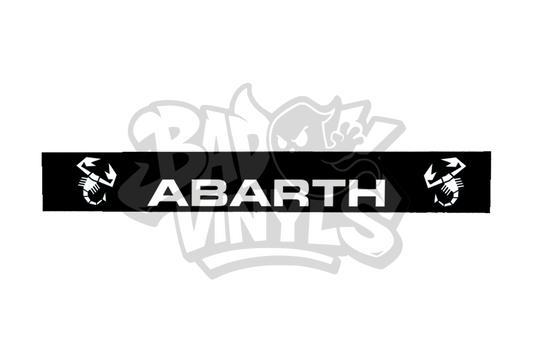 PARASOL ABARTH CON ESCORPIONES NEGRO
