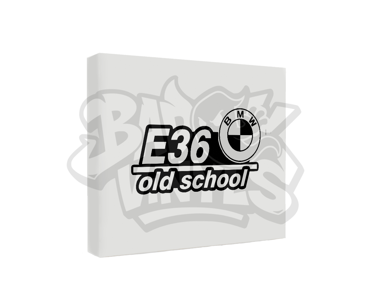 PEGATINA E36 OLD SCHOOL BMW