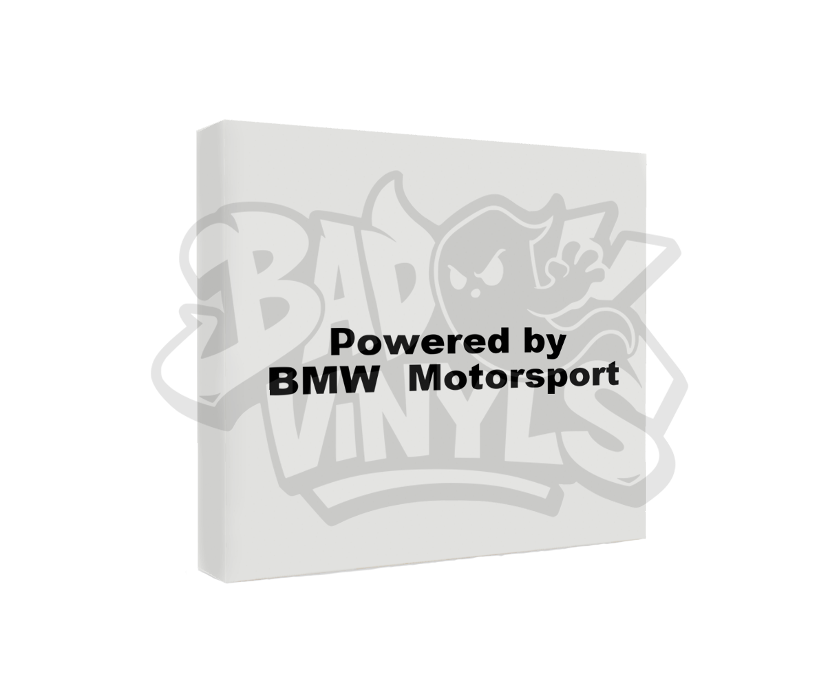 PEGATINA POWERED BY BMW MOTORSPORT