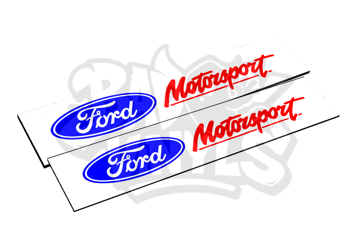 CUBRE MATRICULAS FORD MOTORSPORT (PACK DE 2 UDS)