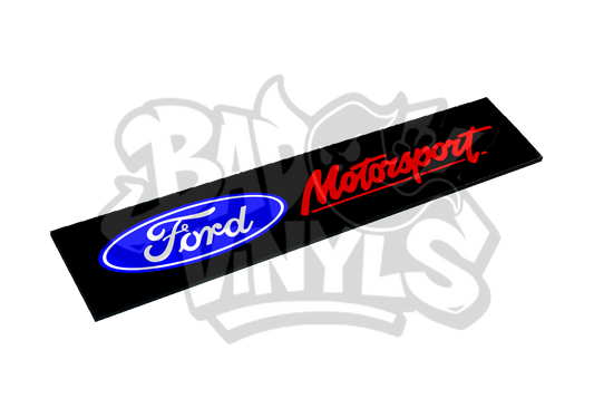 CUBRE MATRICULAS FORD MOTORSPORT