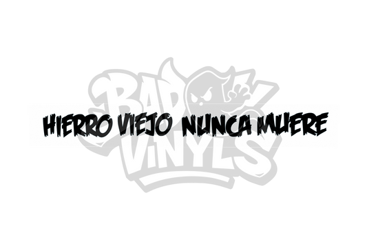 PARASOL HIERRO VIEJO NUNCA MUERE
