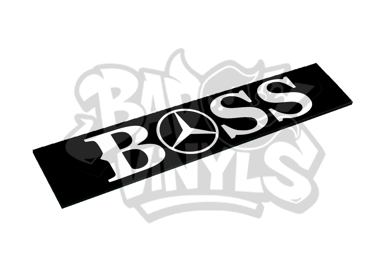 CUBRE MATRICULAS MERCEDES-BENZ BOSS