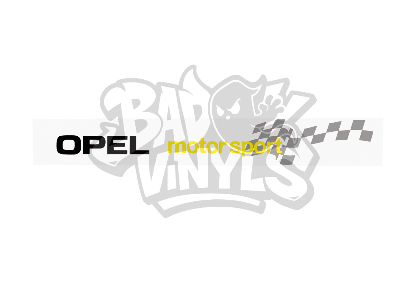 PARASOL OPEL MOTORSPORT BANDERA GRIS