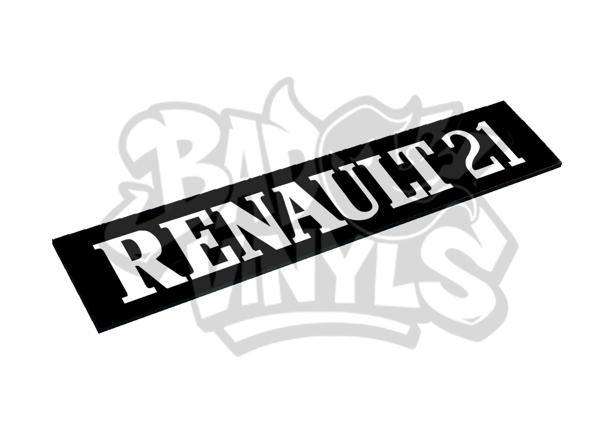 CUBRE MATRICULAS RENAULT 21