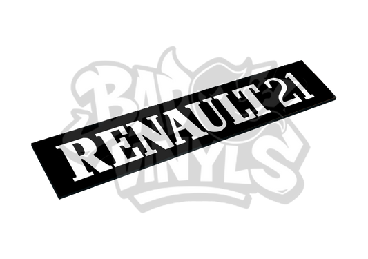 CUBRE MATRICULAS RENAULT 21