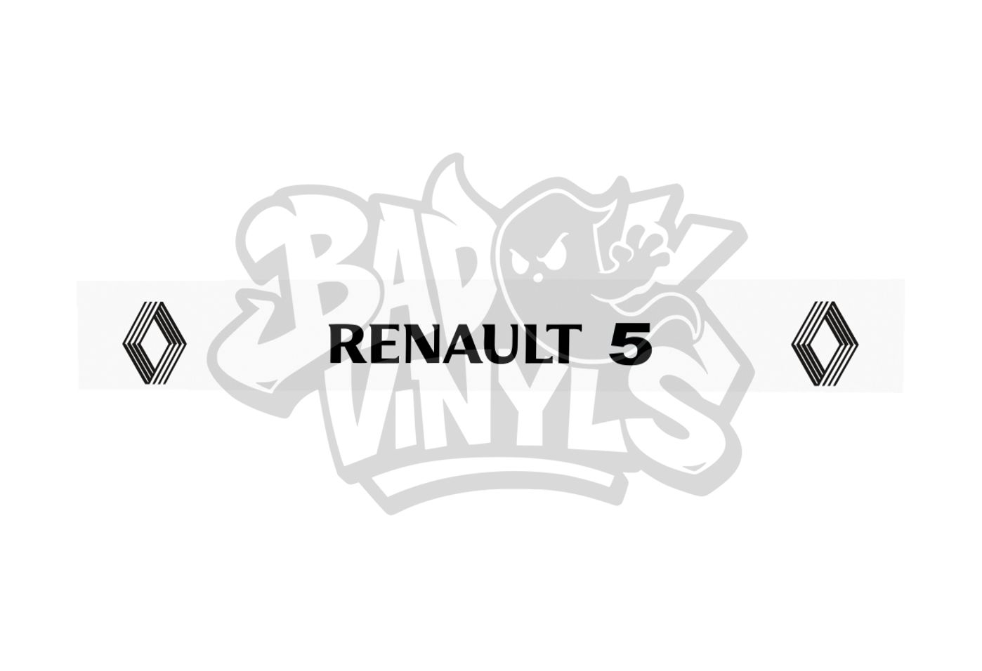 PARASOL RENAULT 5 CON ROMBOS
