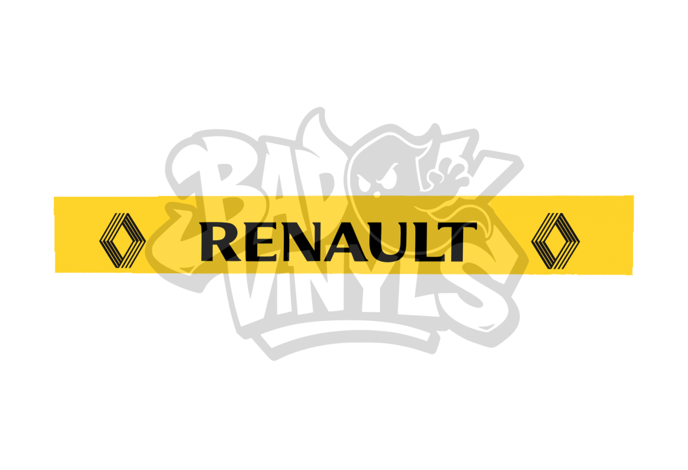 PARASOL RENAULT ROMBOS AMARILLO
