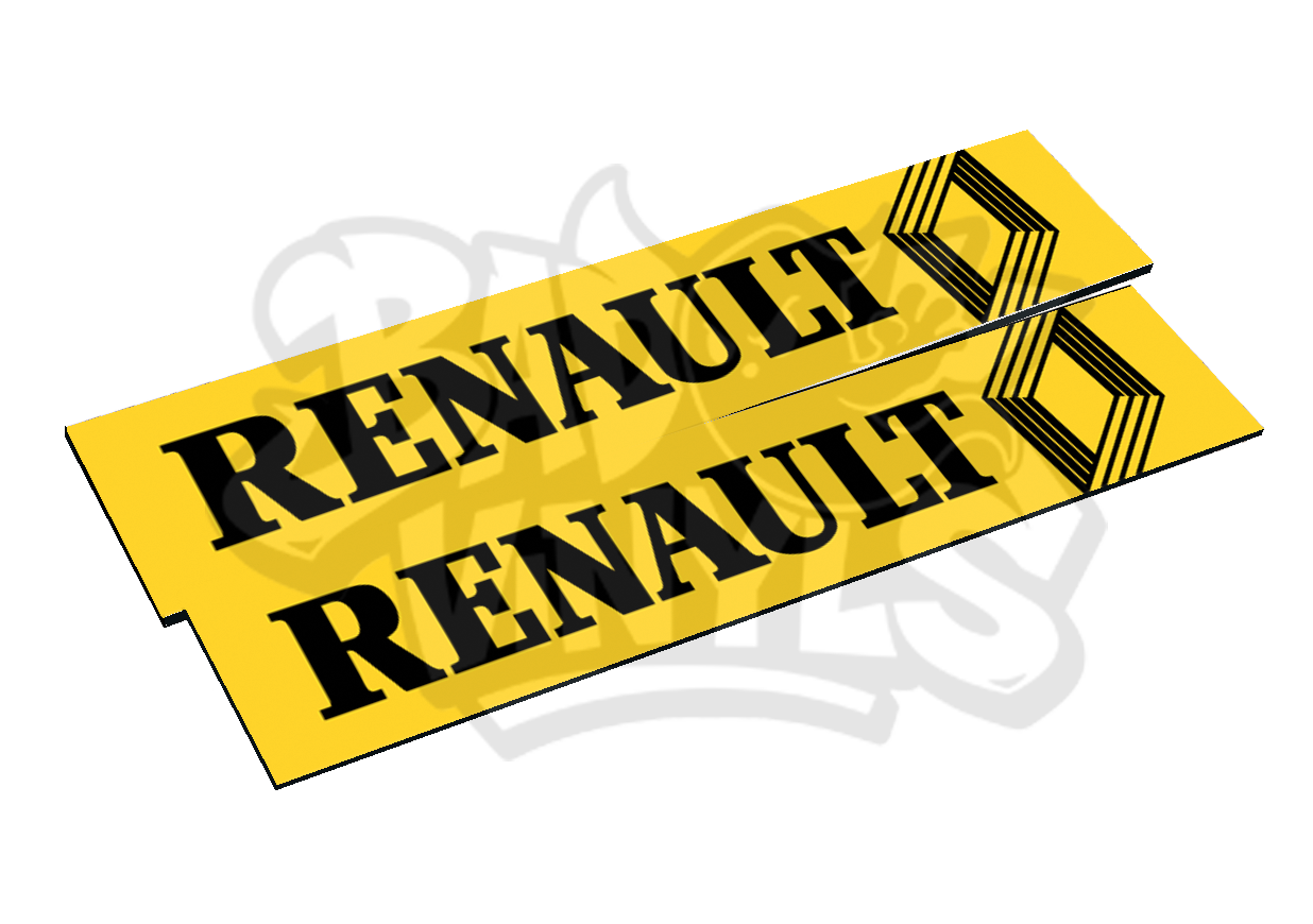 CUBRE MATRICULAS RENAULT ROMBO CLASICO (PACK 2 UDS.)