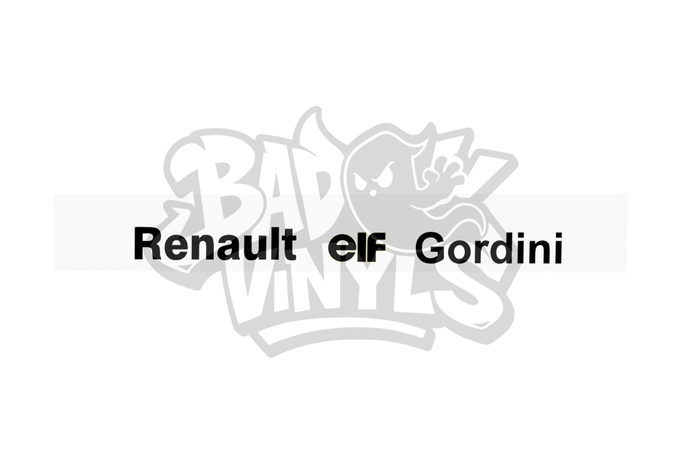 PARASOL RENAULT ELF GORDINI