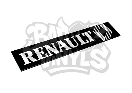 CUBRE MATRICULAS RENAULT ROMBO CLASICO