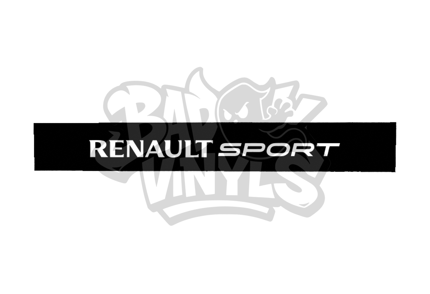 PARASOL RENAULT SPORT NEGRO + BLANCO