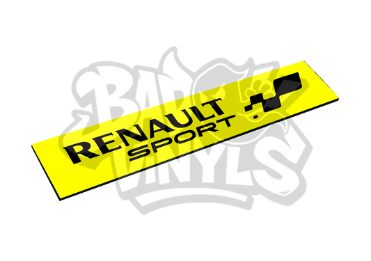 CUBRE MATRICULAS RENAULT SPORT MODERNO