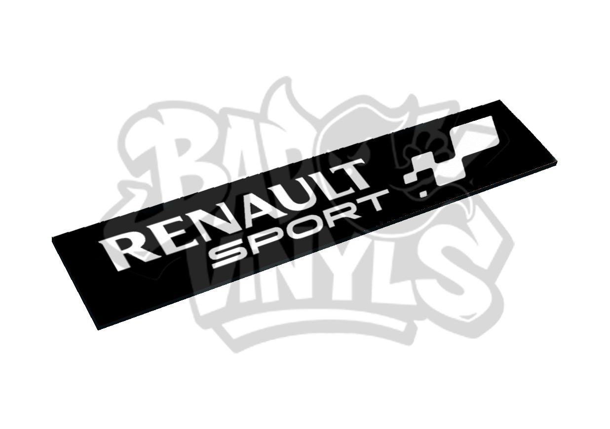 CUBRE MATRICULAS RENAULT SPORT MODERNO