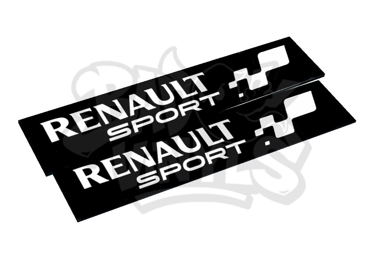 CUBRE MATRICULAS RENAULT SPORT MODERNO (PACK 2 UDS.)