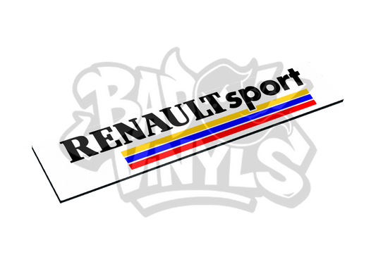 CUBRE MATRICULAS RENAULT SPORT RAYAS CLASICO
