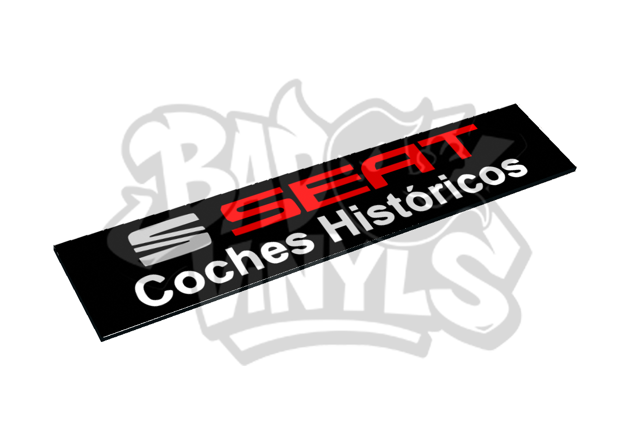 CUBRE MATRICULAS SEAT COCHES HISTORICOS