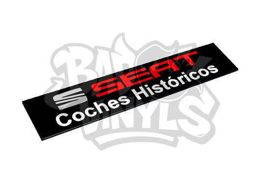 CUBRE MATRICULAS SEAT COCHES HISTORICOS