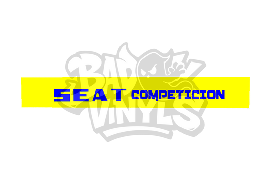 PARASOL SEAT COMPETICION AMARILLO + AZUL