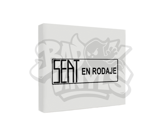 PEGATINA SEAT EN RODAJE GRANDE