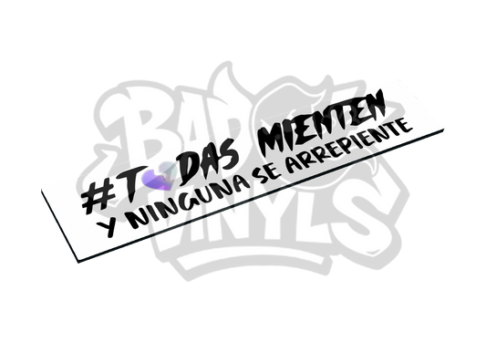 CUBRE MATRICULAS TODAS MIENTEN
