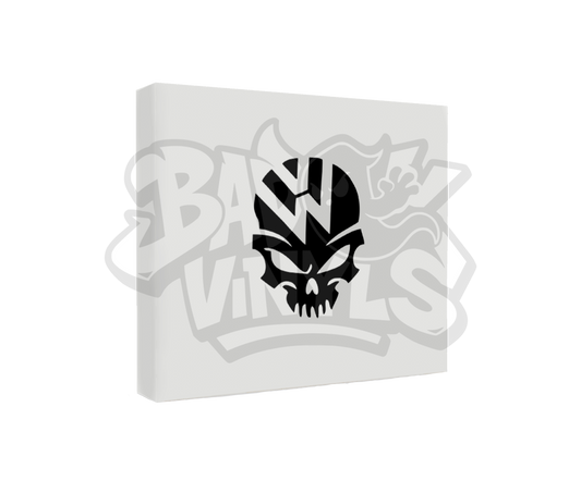 PEGATINA CALAVERA VOLKSWAGEN