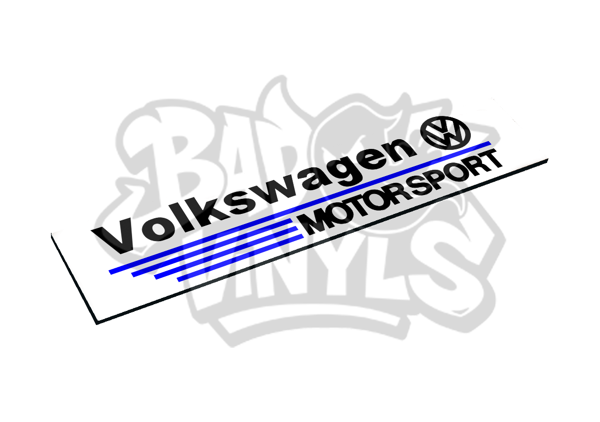 CUBRE MATRICULAS VOLKSWAGEN MOTORSPORT
