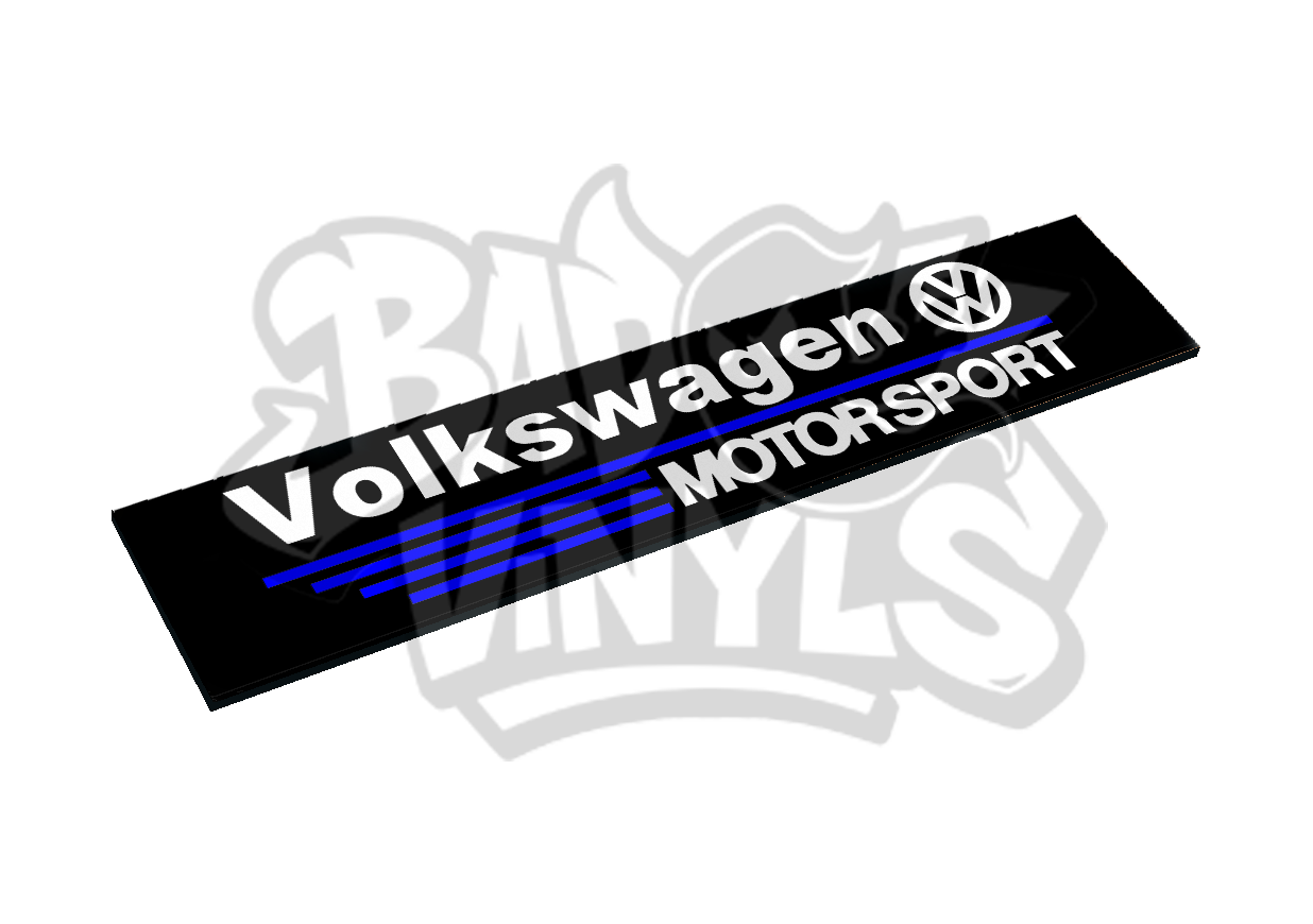CUBRE MATRICULAS VOLKSWAGEN MOTORSPORT