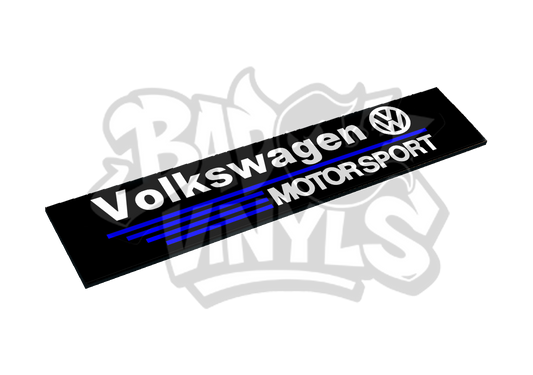 CUBRE MATRICULAS VOLKSWAGEN MOTORSPORT