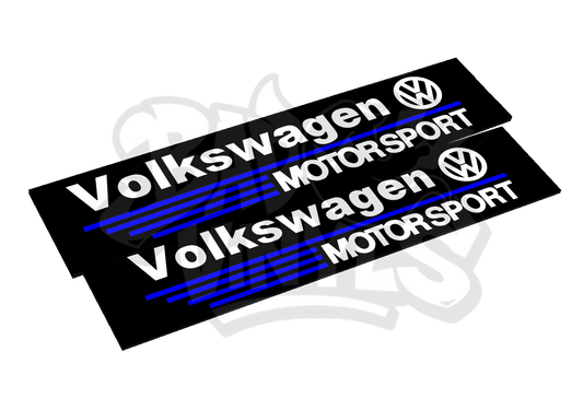 CUBRE MATRICULAS VOLKSWAGEN MOTORSPORT PACK 2