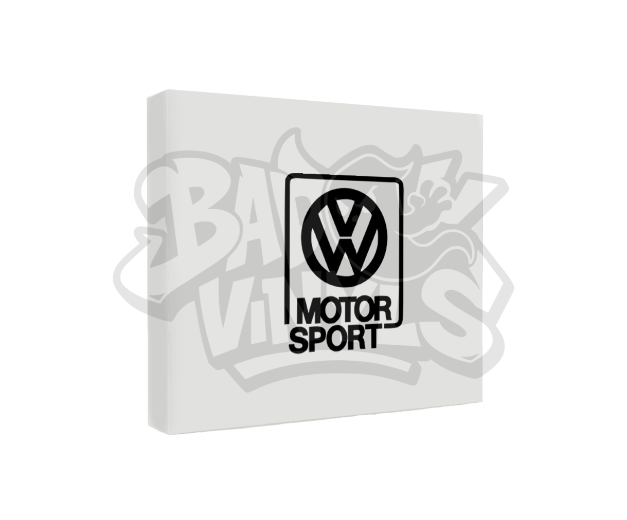 PEGATINA VOLKSWAGEN MOTORSPORT CUADRADA