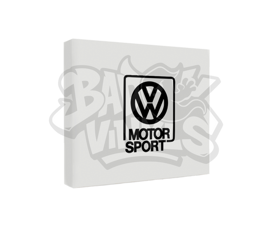 PEGATINA VOLKSWAGEN MOTORSPORT CUADRADA