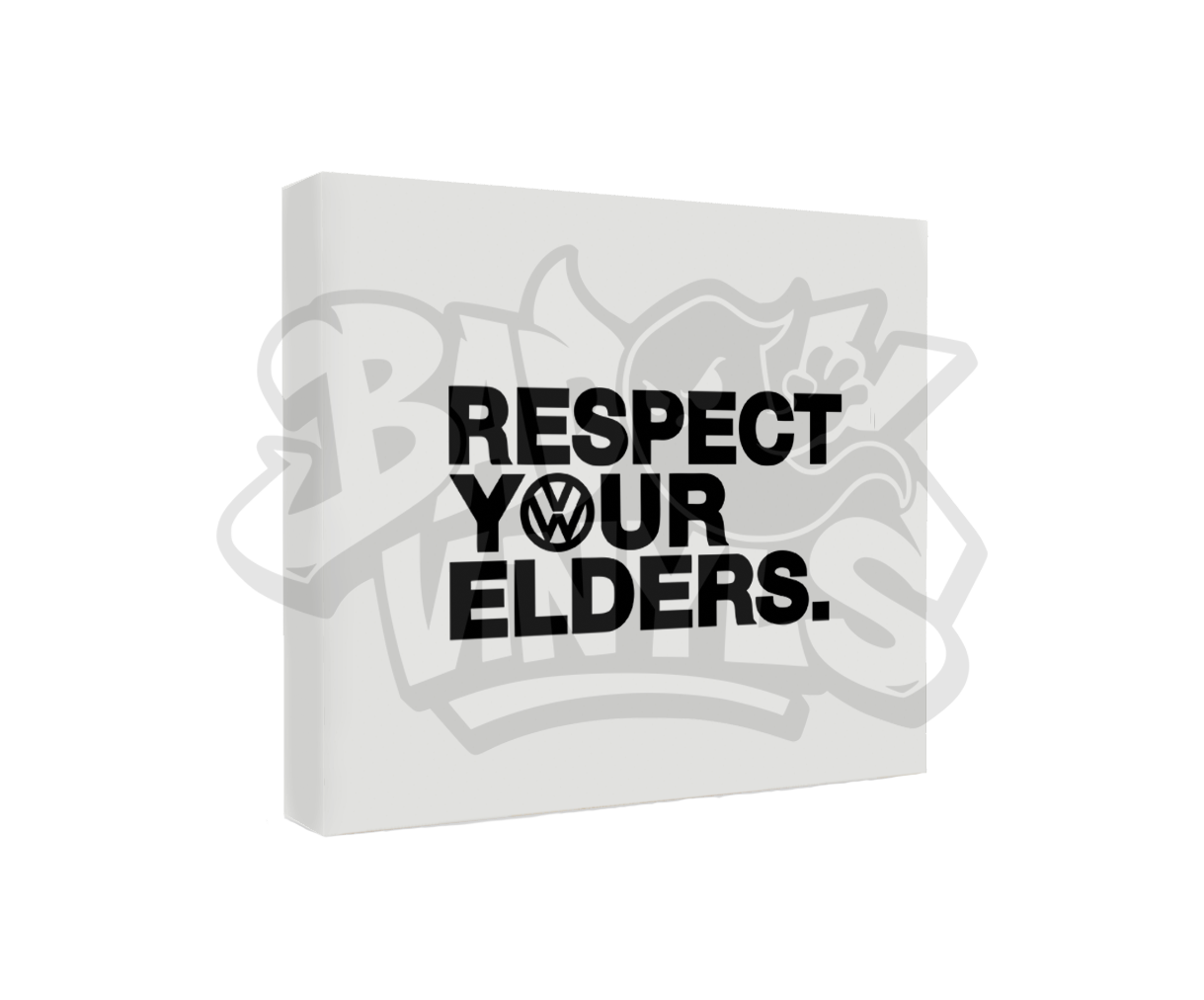PEGATINA RESPECT YOUR ELDERS VOLKSWAGEN