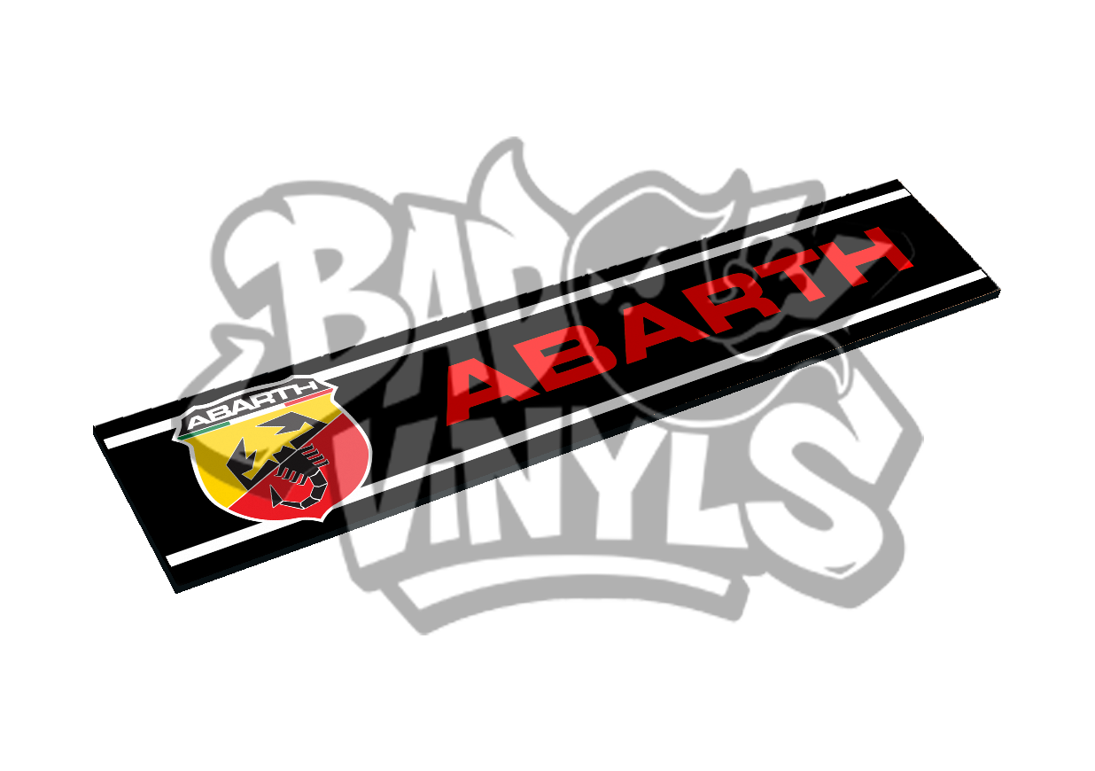 CUBRE MATRICULAS ABARTH