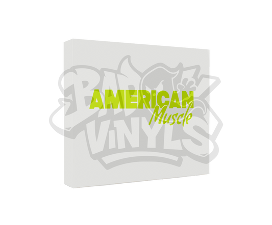 PEGATINA AMERICAN MUSCLE