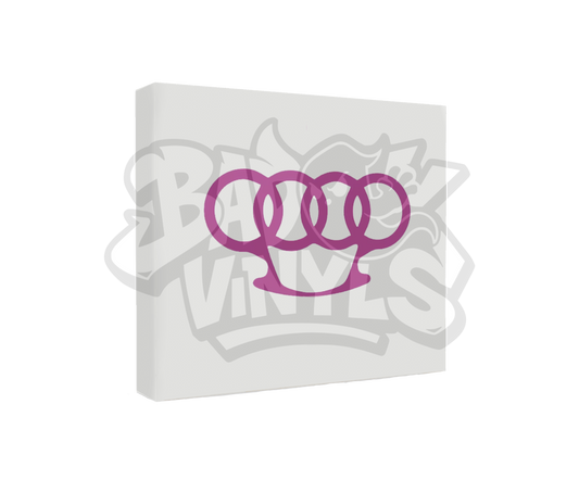 PEGATINA AUDI PUÑO AMERICANO