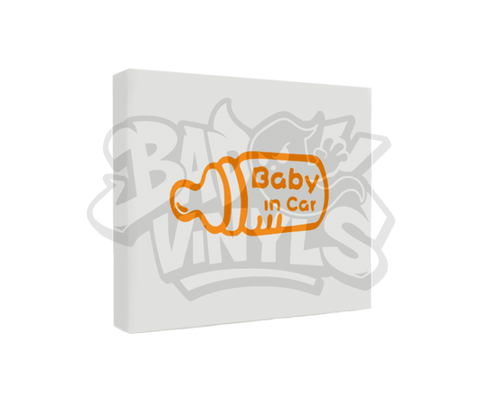 PEGATINA BABY IN CAR BIBERON (A BORDO)