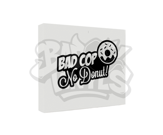 PEGATINA BAD COP NO DONUT