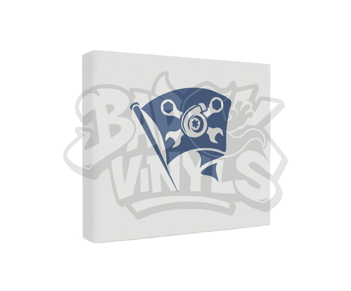 PEGATINA BANDERA TURBO LLAVES