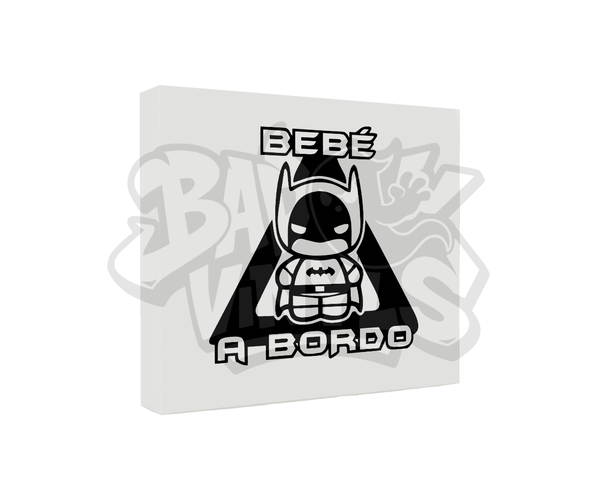 PEGATINA BEBE A BORDO BATMAN