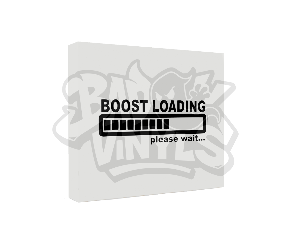 PEGATINA BOOST LOADING PLEASE WAIT