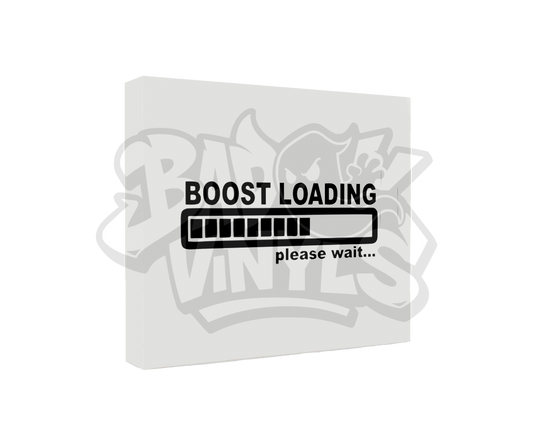 PEGATINA BOOST LOADING PLEASE WAIT
