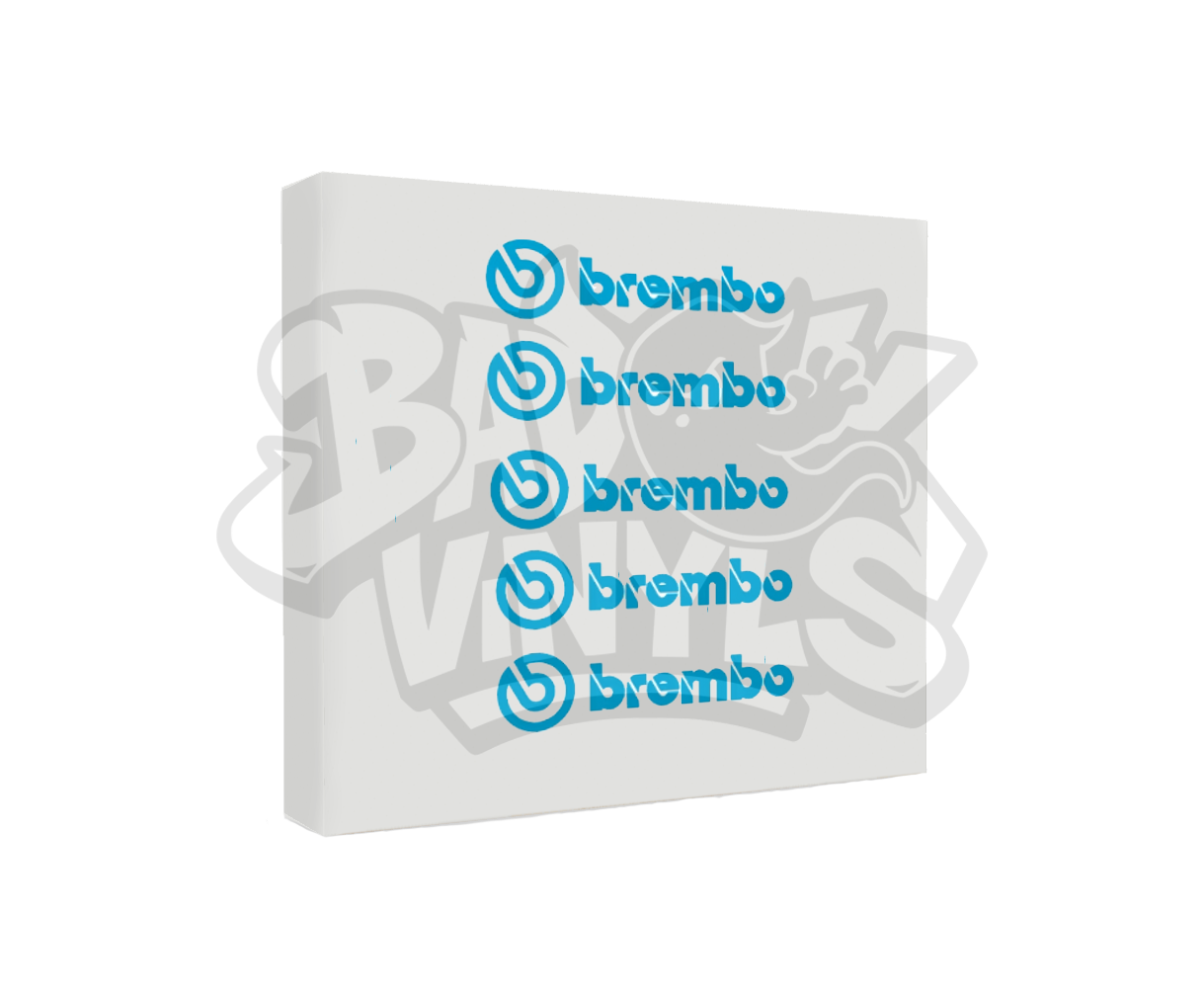 PEGATINA BREMBO PINZAS (KIT 5 UNIDADES)