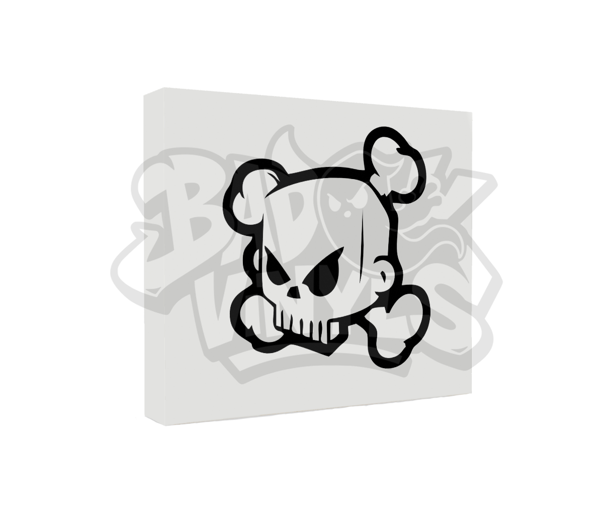 PEGATINA CALAVERA BLOCK