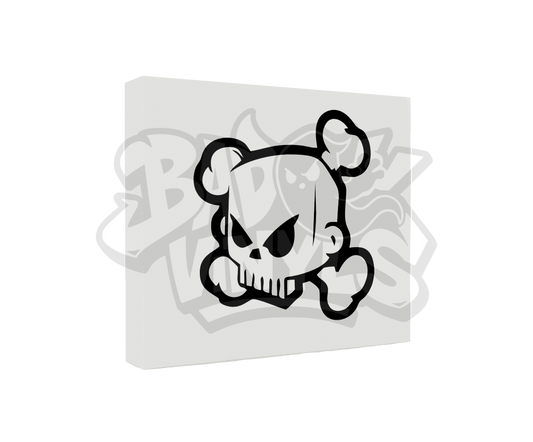 PEGATINA CALAVERA BLOCK