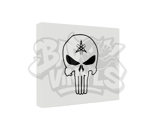 PEGATINA CALAVERA YAMAHA