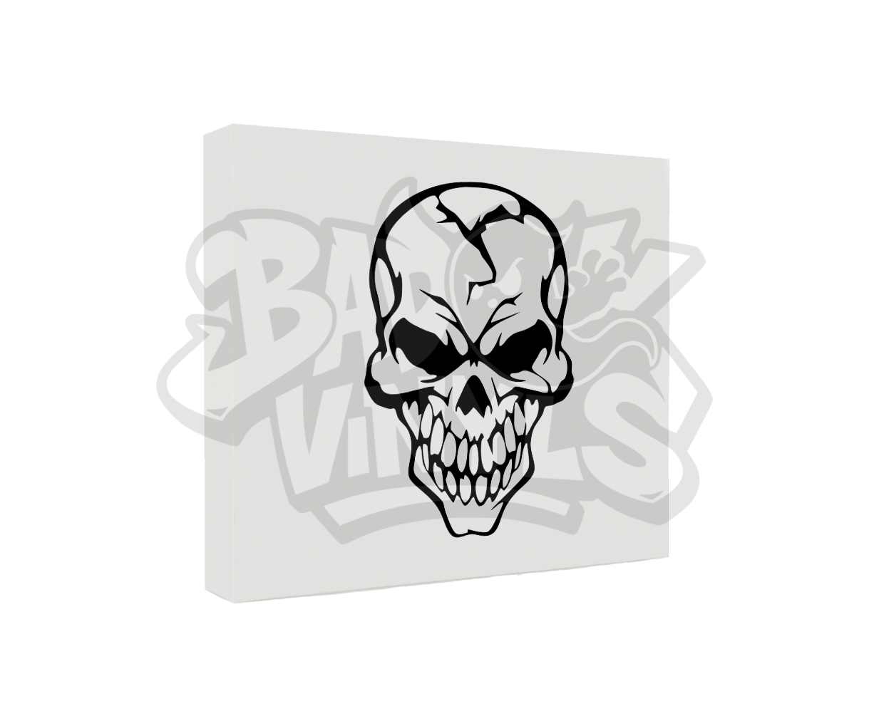 PEGATINA CALAVERA SONRIENTE