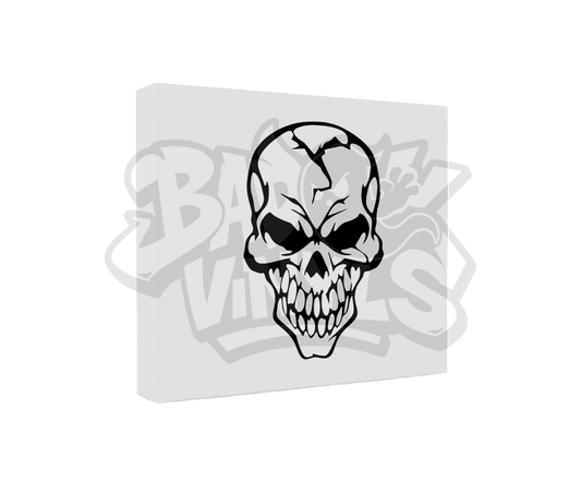 PEGATINA CALAVERA SONRIENTE