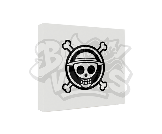 PEGATINA CALAVERA ONE PIECE