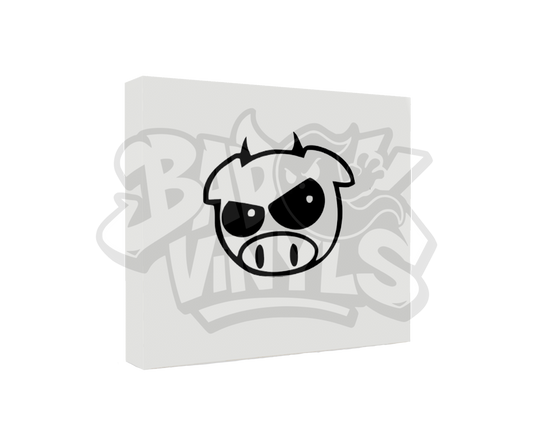 PEGATINA CERDITO DIABLO